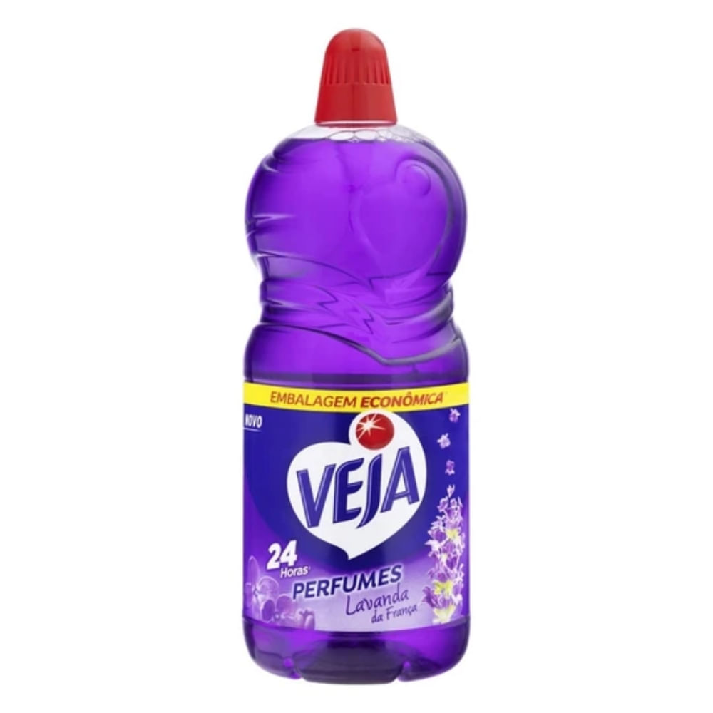 Limpador Perfumado Veja Perfumes e Sensações Lavanda e Bem Estar 2 Litros. Promoção 30% Desconto.